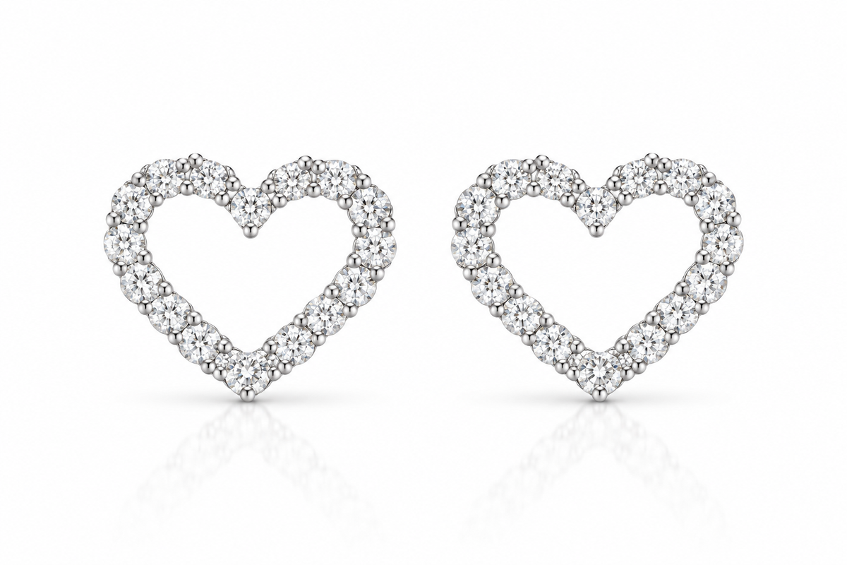 1 Carat Diamond Stud Earrings