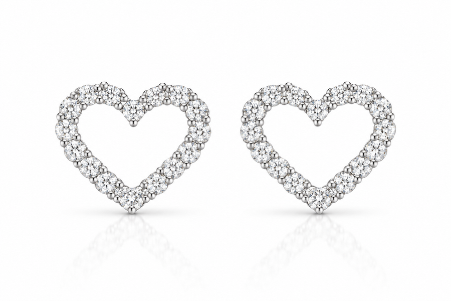 1 Carat Diamond Stud Earrings